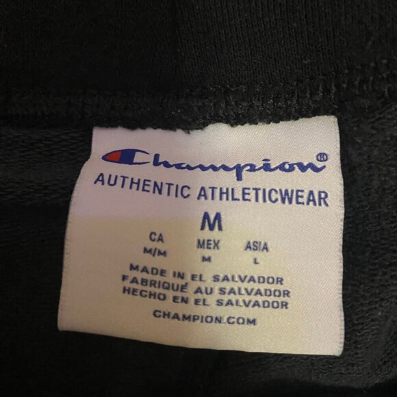🏋️♀️ Champion Black Jogger Sweatpants - Size M | Comfy & Classic - Picture 7 of 8